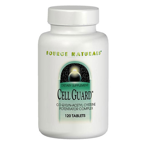 Cell Guard, CoQ10/NAC Complex 60 tabs from Source Naturals