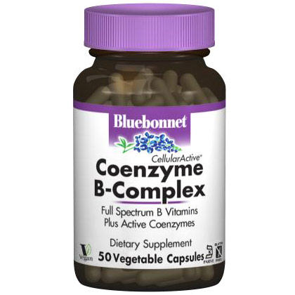 Cellular Active Coenzyme B-Complex, 50 Vegetable Capsules, Bluebonnet Nutrition