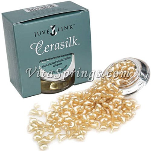 Cerasilk Skin Serum, Aging & Wrinkle Defying, 60 Capsules, from Juvelink