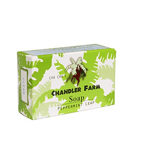 Chandler Farm Cha Cha's Bar Soap, Peppermint Leaf, 4 oz, Chandler Farm