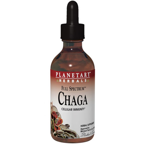 Planetary Herbals Chaga Liquid Extract, 4 oz, Planetary Herbals