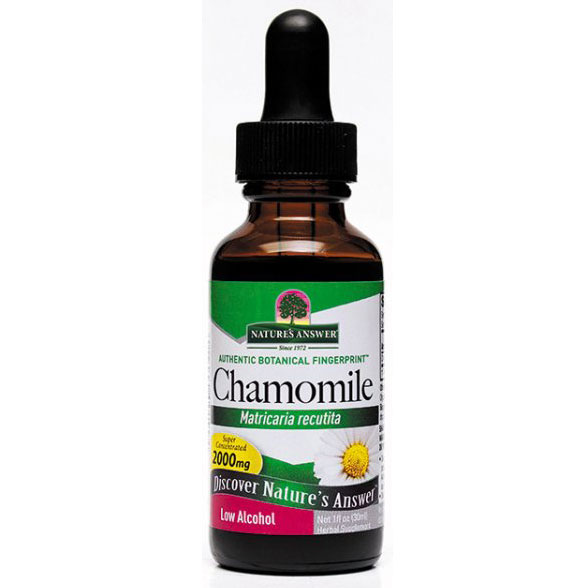 Chamomile Flowers Extract Liquid 1 oz from Natures Answer