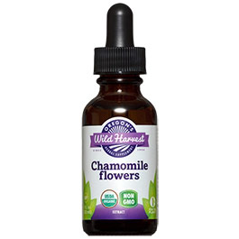 Chamomile Flowers Liquid Extract, Organic, 1 oz, Oregons Wild Harvest