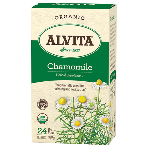 Chamomile Tea Organic, 24 Tea Bags, Alvita Tea