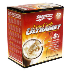 UltraMet Low Carb, Vanilla 20 pkts, Champion Nutrition