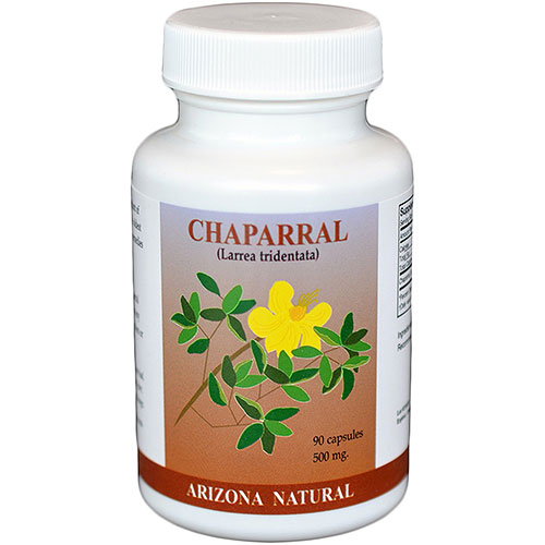 Chaparral (larrea tridentata) 500mg 180 caps from Arizona Natural