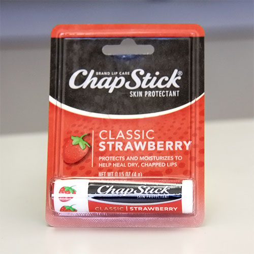 ChapStick Lip Balm Classic Strawberry, 0.15 oz (Chap Stick)