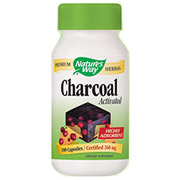 Charcoal Activated, 280 mg, 100 Capsules, Natures Way