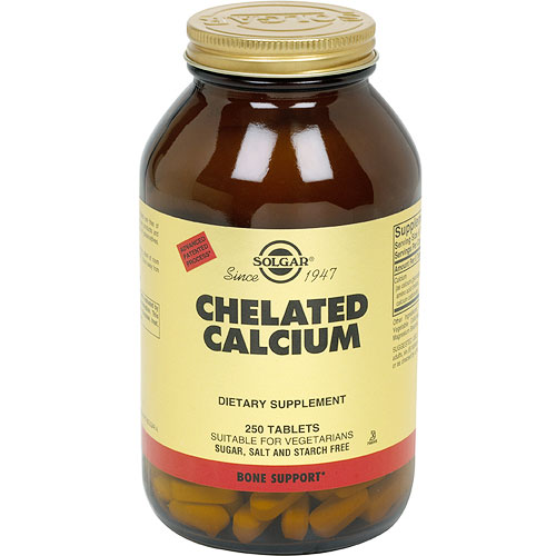 Chelated Calcium, 250 Tablets, Solgar - CLICK HERE TO LEARN MORE