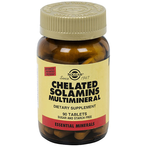 Chelated Solamins Multimineral, 90 Tablets, Solgar - CLICK HERE TO LEARN MORE