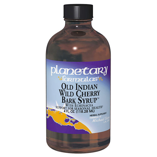 Old Indian Wild Cherry Bark Syrup 8 fl oz, Planetary Herbals