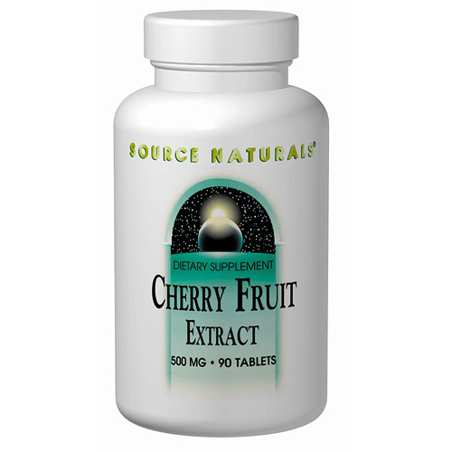 Cherry Fruit Extract 500mg 90 tabs from Source Naturals