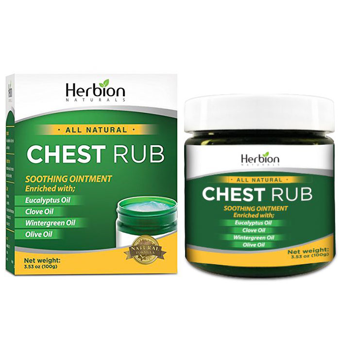 Chest Rub, Soothing Ointment, 3.53 oz, Herbion