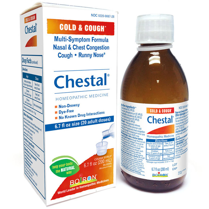 Chestal Adult Cold & Cough Homeopathic Formula, 6.7 oz, Boiron
