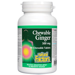 Chewable Ginger Extract, 90 Tablets, Natural Factors