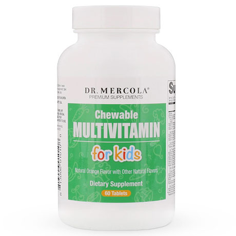 Chewable Multivitamin for Kids, 60 Tablets, Dr. Mercola