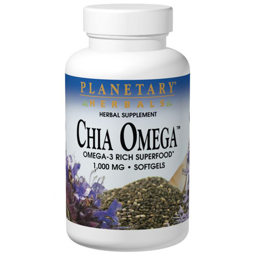 Planetary Herbals Chia Omega Seeds Powder, 16 oz, Planetary Herbals