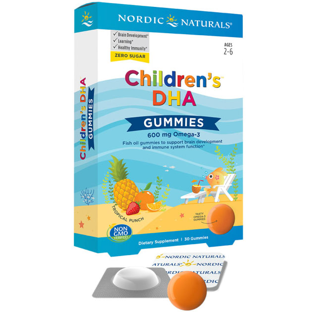 Childrens DHA Gummies, 30 Gummies, Nordic Naturals