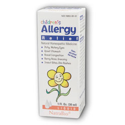 Childrens Allergy 1 fl oz, NatraBio (Natra-Bio)
