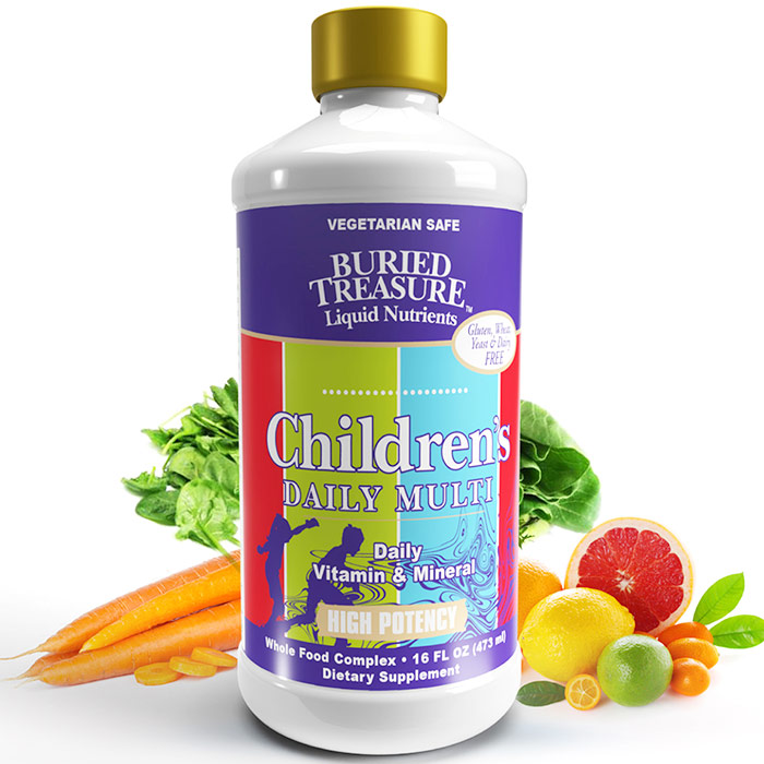 Buried Treasure Children's Complete Vitamins Liquid, 16 oz, Buried Treasure