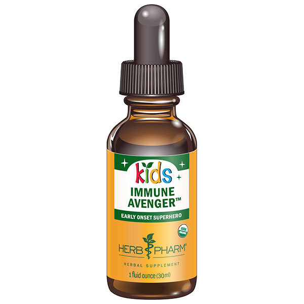 Kids Immune Avenger, Organic Liquid Herb Blend, 1 oz, Herb Pharm