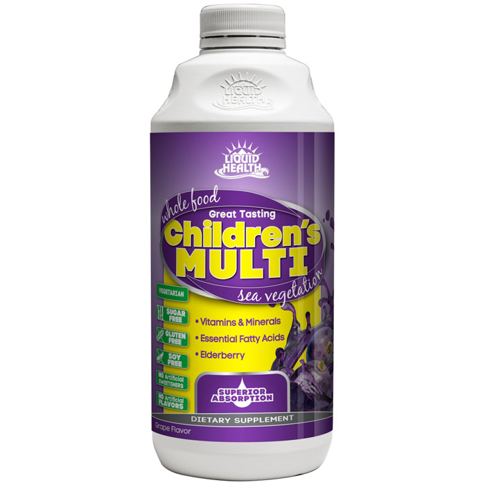 Childrens Multiple Liquid Supplement, Whole Food Multivitamin, 8 oz, Liquid Health