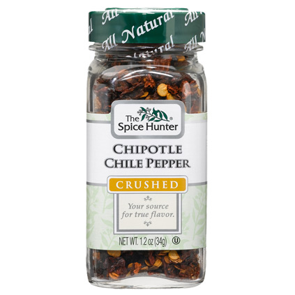 Chile Pepper, Chipotle, Crushed, 1.2 oz x 6 Bottles, Spice Hunter