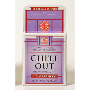 Chill Out, Ease Sleep Disturbances & Anxiety, 12 Capsules, OHCO (Oriental Herb Company)