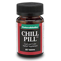 Chill Pill ( Cool and Calm ) 60 tabs, Futurebiotics