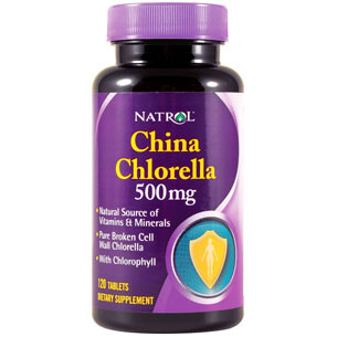 Natrol China Chlorella 500 mg 120 Tablets from Natrol