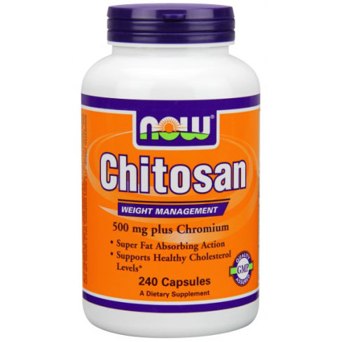 Chitosan 500mg with Chromium 240 Caps, NOW Foods