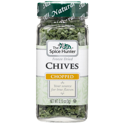 Chives, Freeze-Dried, Chopped, 0.13 oz x 6 Bottles, Spice Hunter