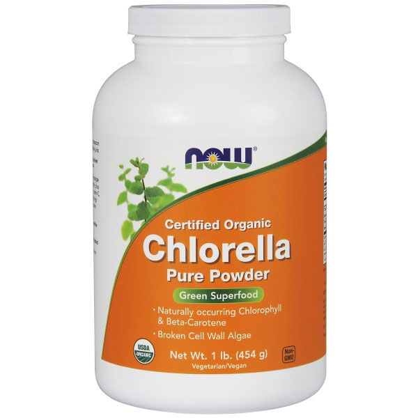 Chlorella Pure Powder 1 lb, NOW Foods