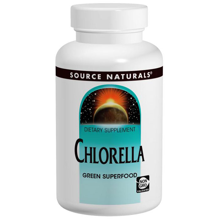 Source Naturals Chlorella Pure Micro Algae 500mg 100 tabs from Source Naturals