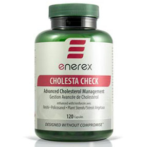 Cholesta Check, Cholesterol Health, 120 Vegetarian Capsules, Enerex USA