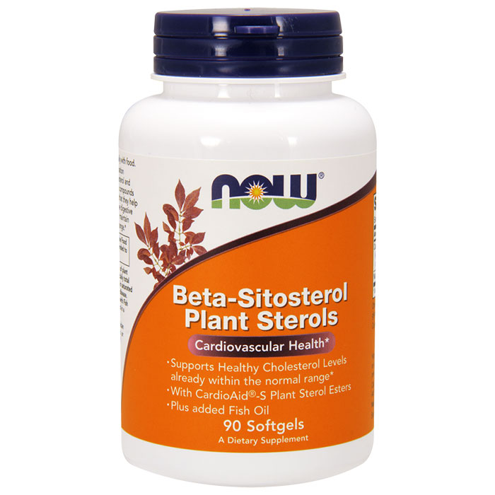 Beta-Sitosterol Plant Sterols, 90 Softgels, NOW Foods