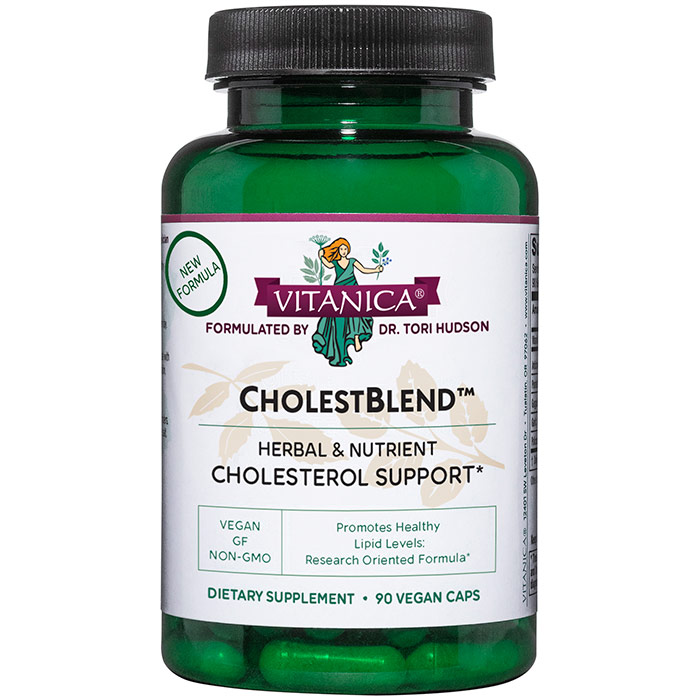 CholestBlend, Cholesterol Support, 90 Vegetarian Capsules, Vitanica