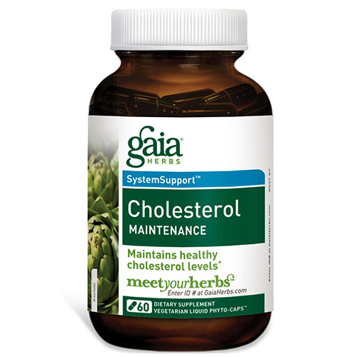 Gaia Herbs Cholesterol Maintenance, 60 Liquid Phyto-Caps, Gaia Herbs