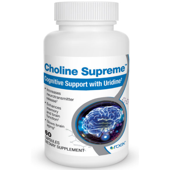 Choline Supreme, Cognitive Support with Uridine, 60 Capsules, Roex