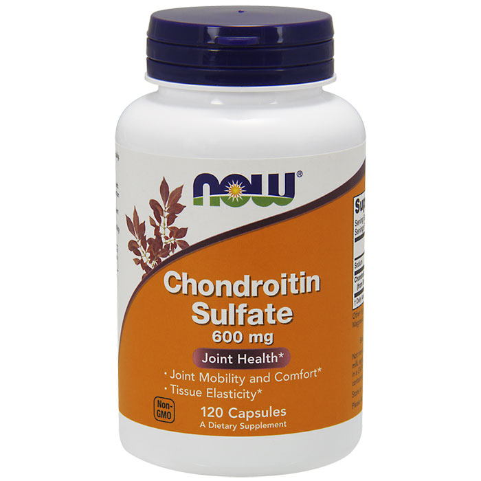 Chondroitin Sulfate 600mg 120 Caps, NOW Foods