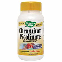 Chromium Picolinate 200mcg 100 caps from Natures Way