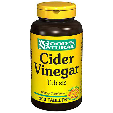 Good 'N Natural Apple Cider Vinegar 300 mg, 200 Tablets, Good 'N Natural