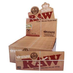 Glow Industries Cigarette Papers, Raw King Supreme, Glow Industries