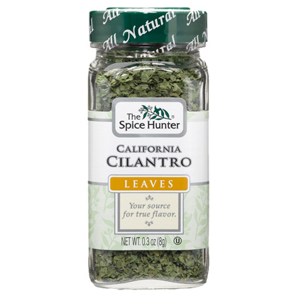 Cilantro, California, Leaves, 0.3 oz x 6 Bottles, Spice Hunter