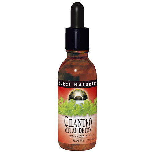 Cilantro Metal Detox Liquid with Chlorella, 2 oz, Source Naturals