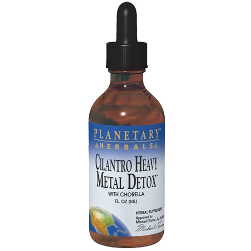 Cilantro Metal Detox Liquid with Chlorella, 2 oz, Planetary Herbals