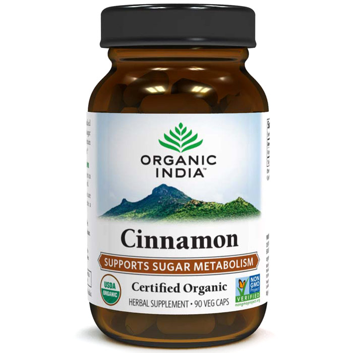 Cinnamon, Herbal Supplement, 90 Vegetarian Capsules, Organic India