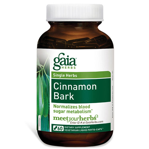 Cinnamon Bark Capsule, 120 Liquid Phyto-Caps, Gaia Herbs