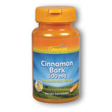 Cinnamon Bark 500mg, 60 Vegicaps, Thompson Nutritional Products