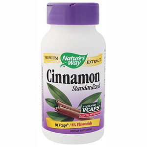 Cinnamon Extract Standardized 60 vegicaps from Natures Way